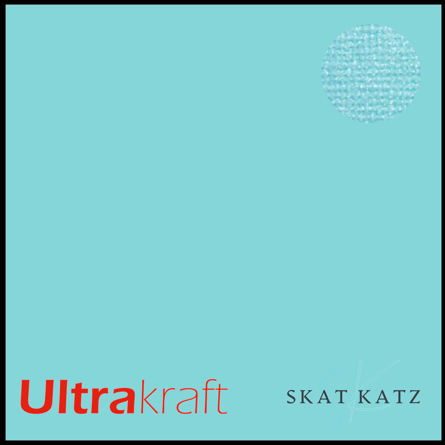 UltraKraft Premium Pearlised Textured Cardstock - Turquoise Lights