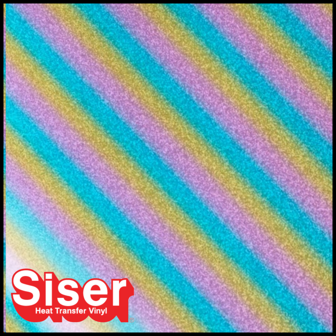 Siser Heat Transfer Vinyl Twinkle Rainbow Skat Katz Heat