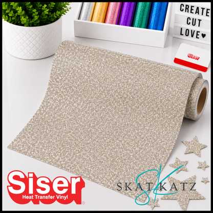 SISER® GLITTER Heat Transfer Vinyl - 14K GOLD