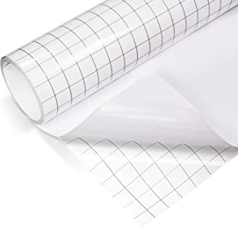 UltraKraft Transfer Tape - Standard Tack Grided Clear with Paper Backing