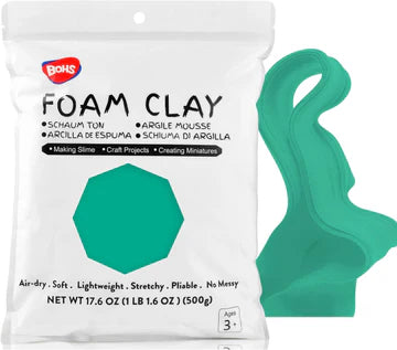 BOHS Air Dry Foam Clay - Dark Turquoise 500g