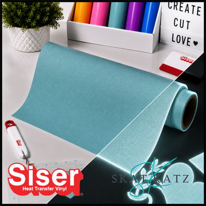 Siser EASY REFLECTIVE Heat Transfer Vinyl - Aqua