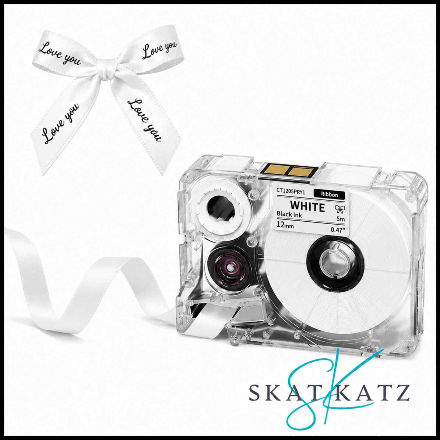 Phomemo Satin Ribbon Cartridge - Black on White