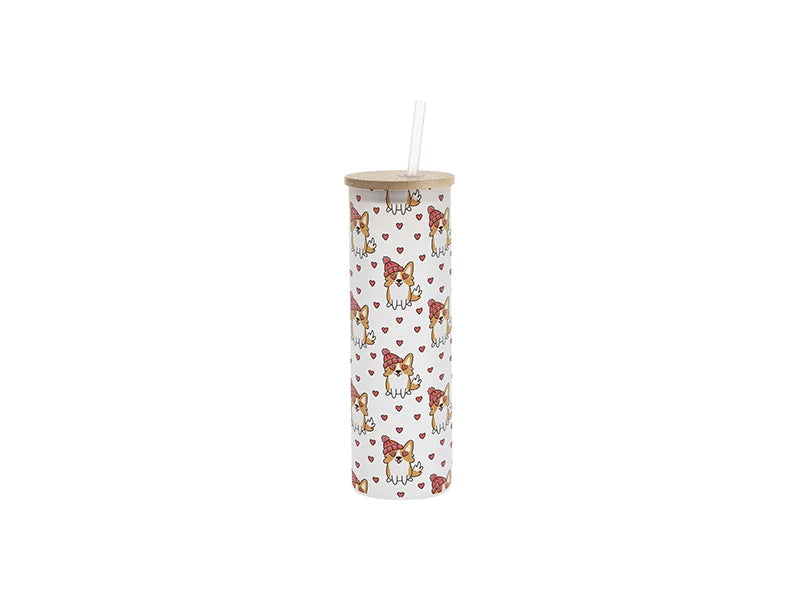 Sublimation Glass Skinny Tumbler 20oz/ 600ml - Frosted