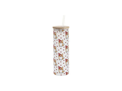 Sublimation Glass Skinny Tumbler 20oz/ 600ml - Frosted