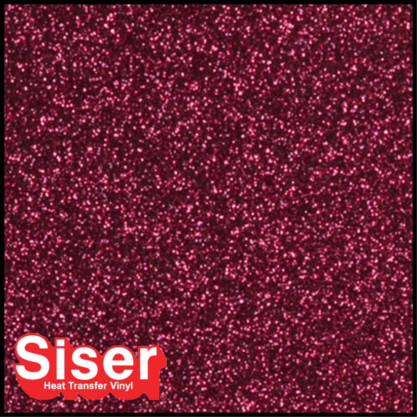 SISER® GLITTER Heat Transfer Vinyl - BURGUNDY