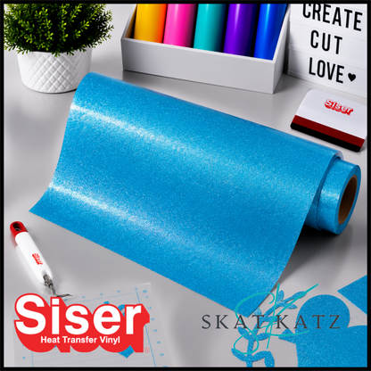 SISER DiamondDust® Heat Transfer Vinyl – Blue Raspberry