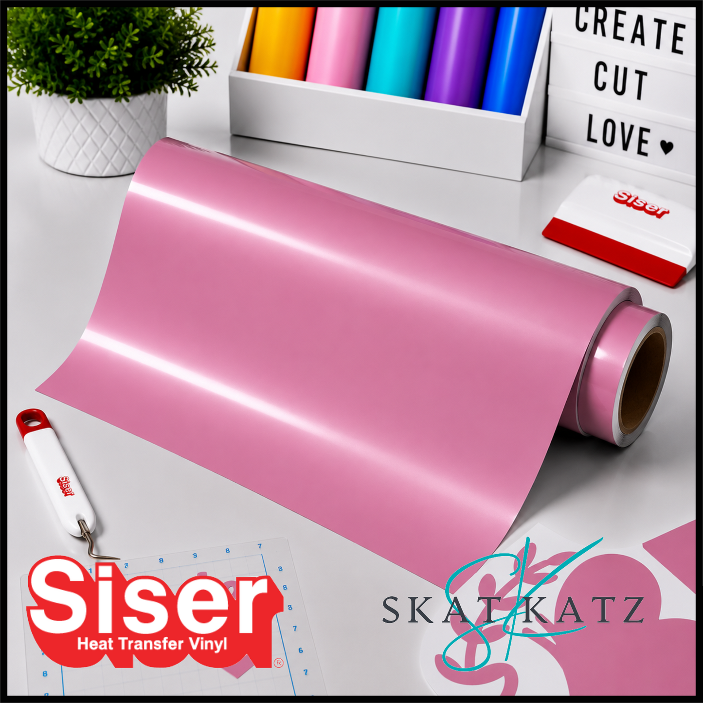 SISER®Heat Transfer Vinyl - Hi-5 BUBBLEGUM