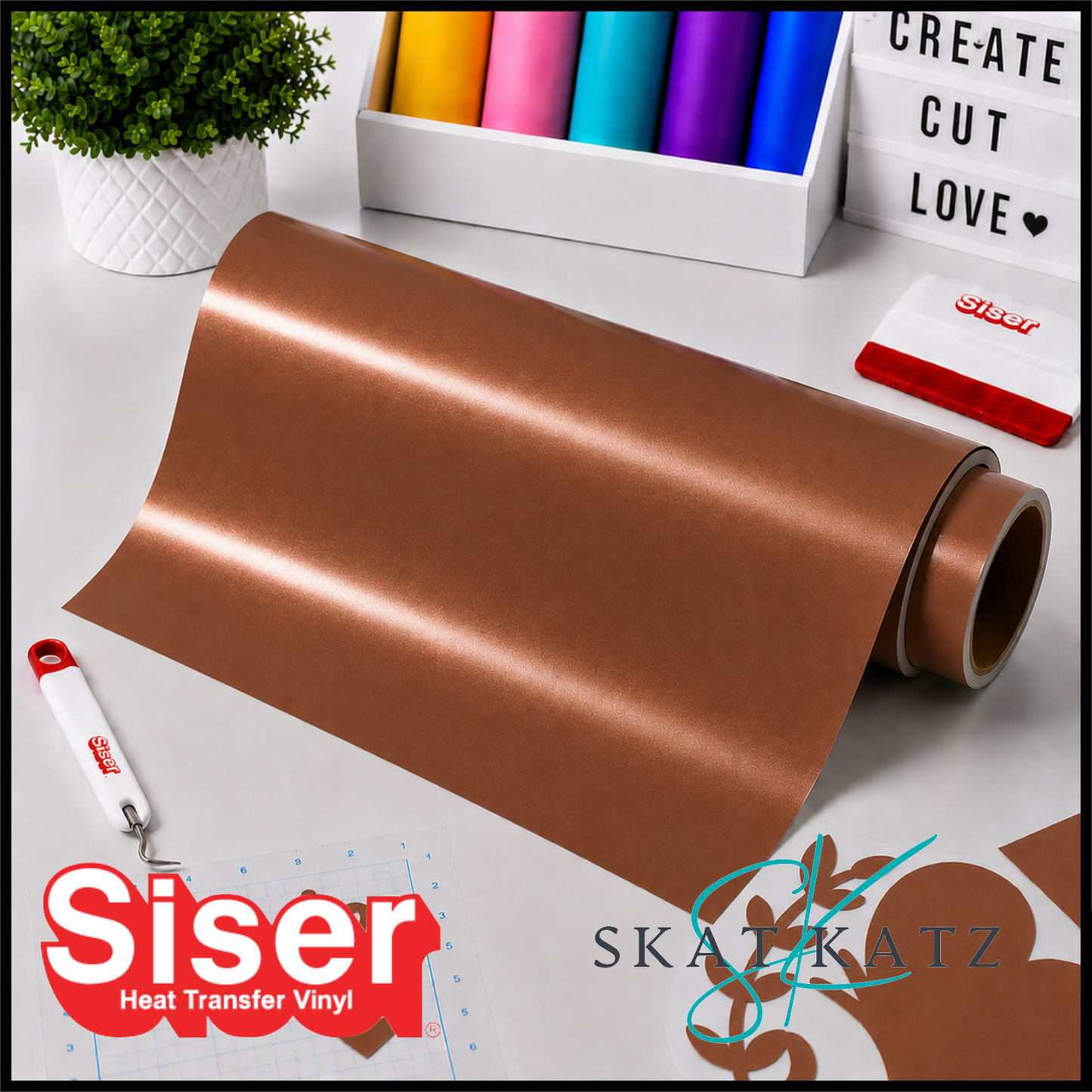 SISER®Heat Transfer Vinyl - Hi-5 COPPER