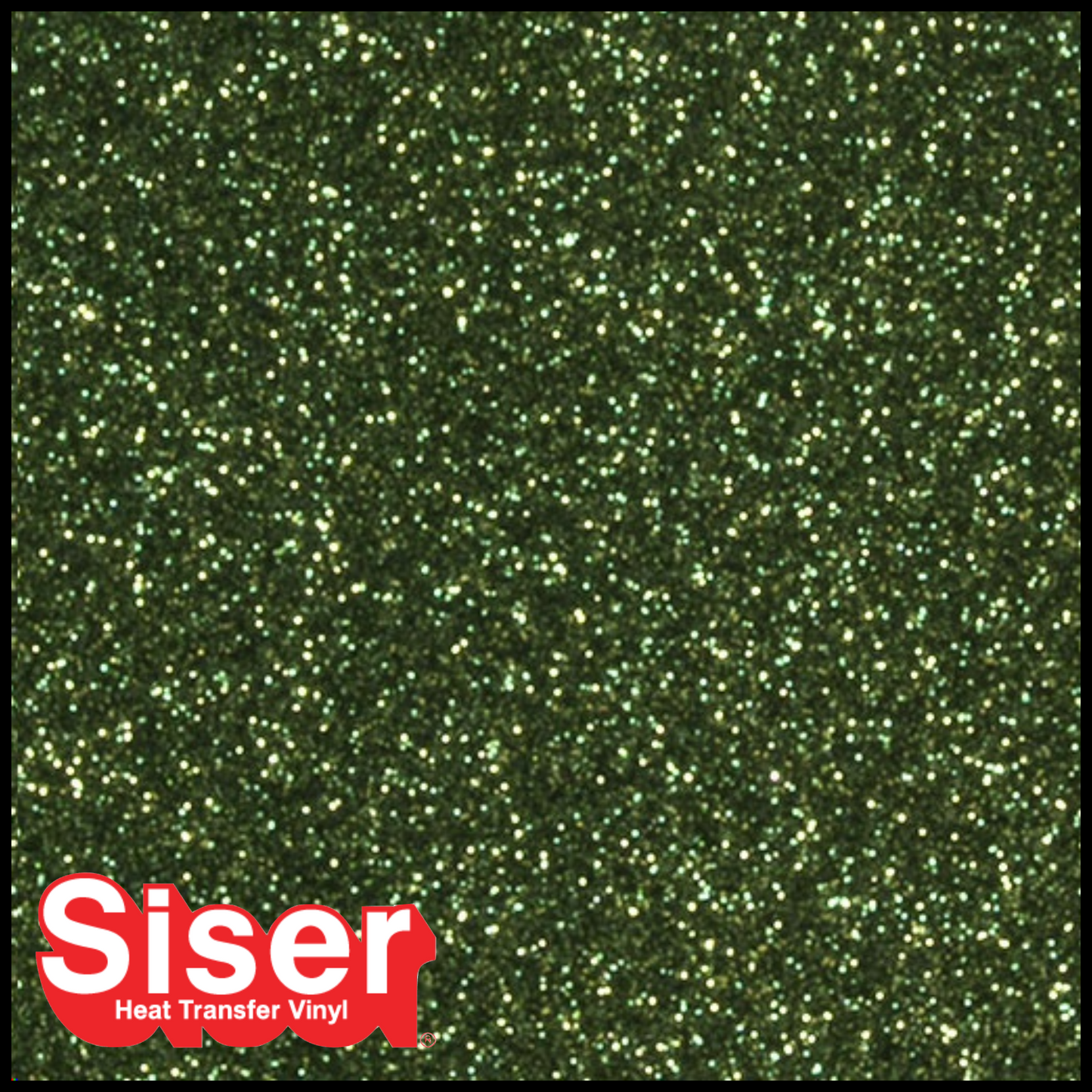 SISER® GLITTER Heat Transfer Vinyl - DARK GREEN