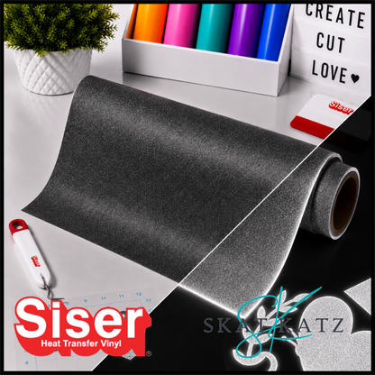 Siser EASY REFLECTIVE Heat Transfer Vinyl - Dark Grey