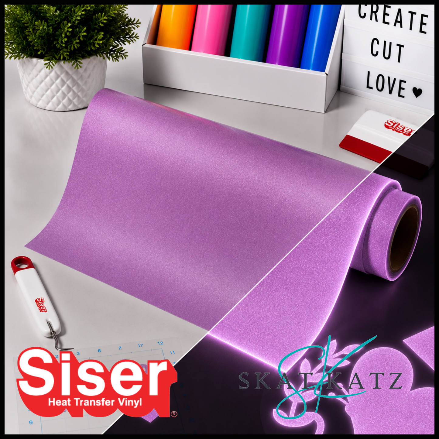 Siser EASY REFLECTIVE Heat Transfer Vinyl - FUCHSIA