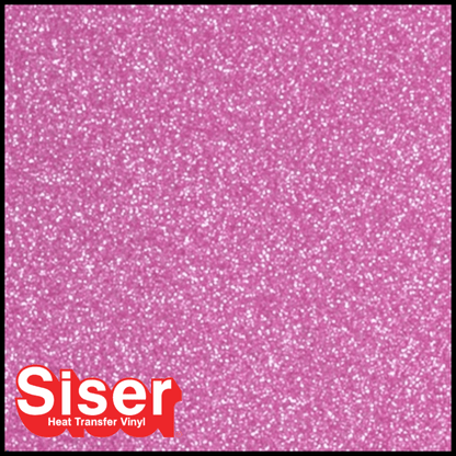 SISER® GLITTER Heat Transfer Vinyl - FLAMINGO