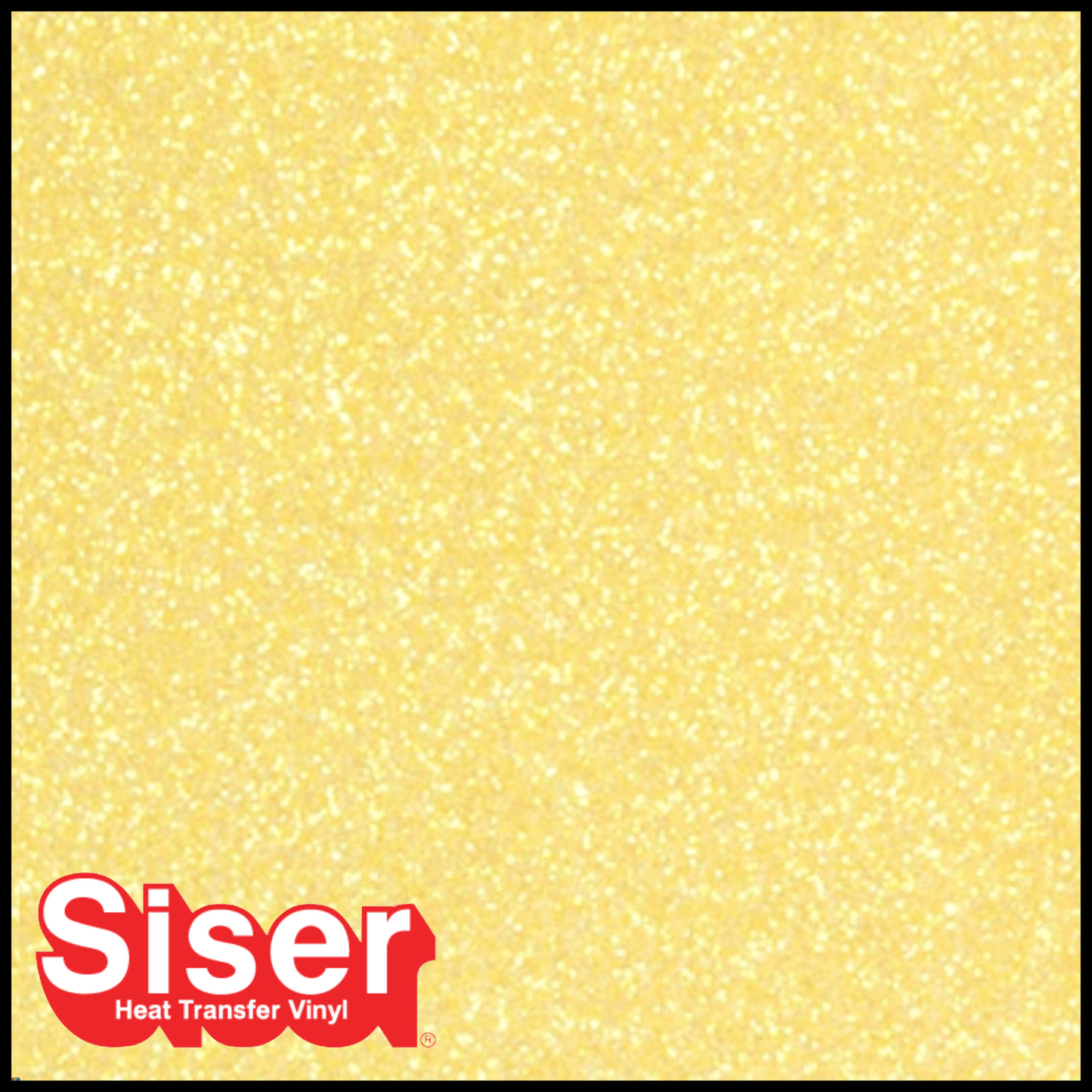 SISER® GLITTER Heat Transfer Vinyl - LEMON SUGAR