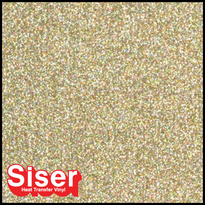 SISER® GLITTER Heat Transfer Vinyl - GOLD CONFETTI