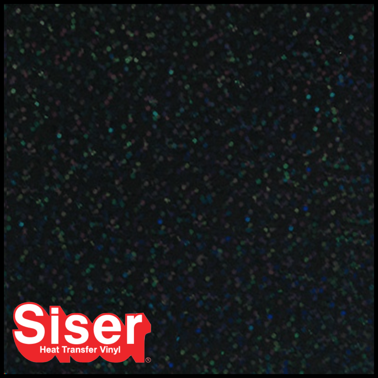 SISER® Heat Transfer Vinyl - Holographic Black