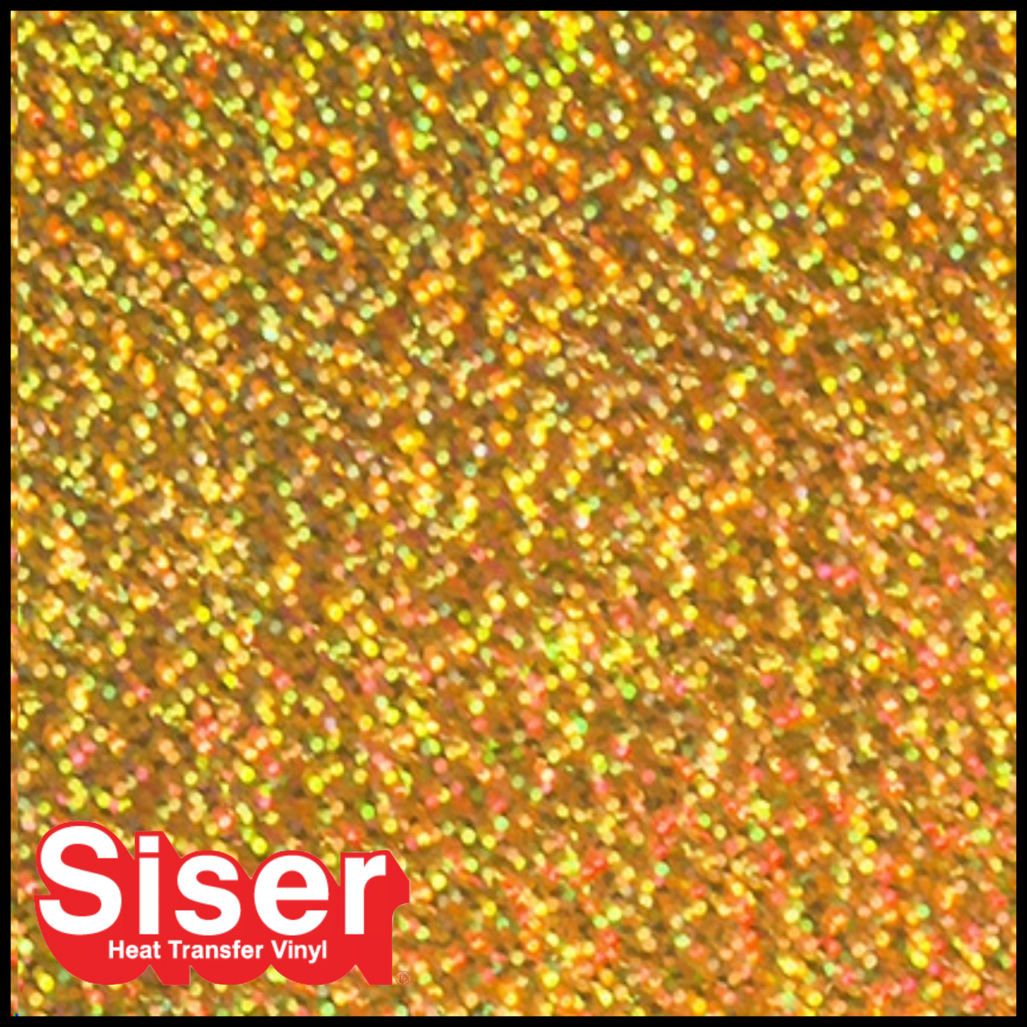 SISER® Heat Transfer Vinyl - Holographic Gold