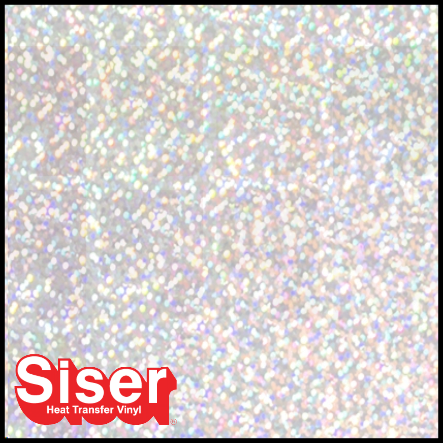 SISER® Heat Transfer Vinyl - Holographic Silver