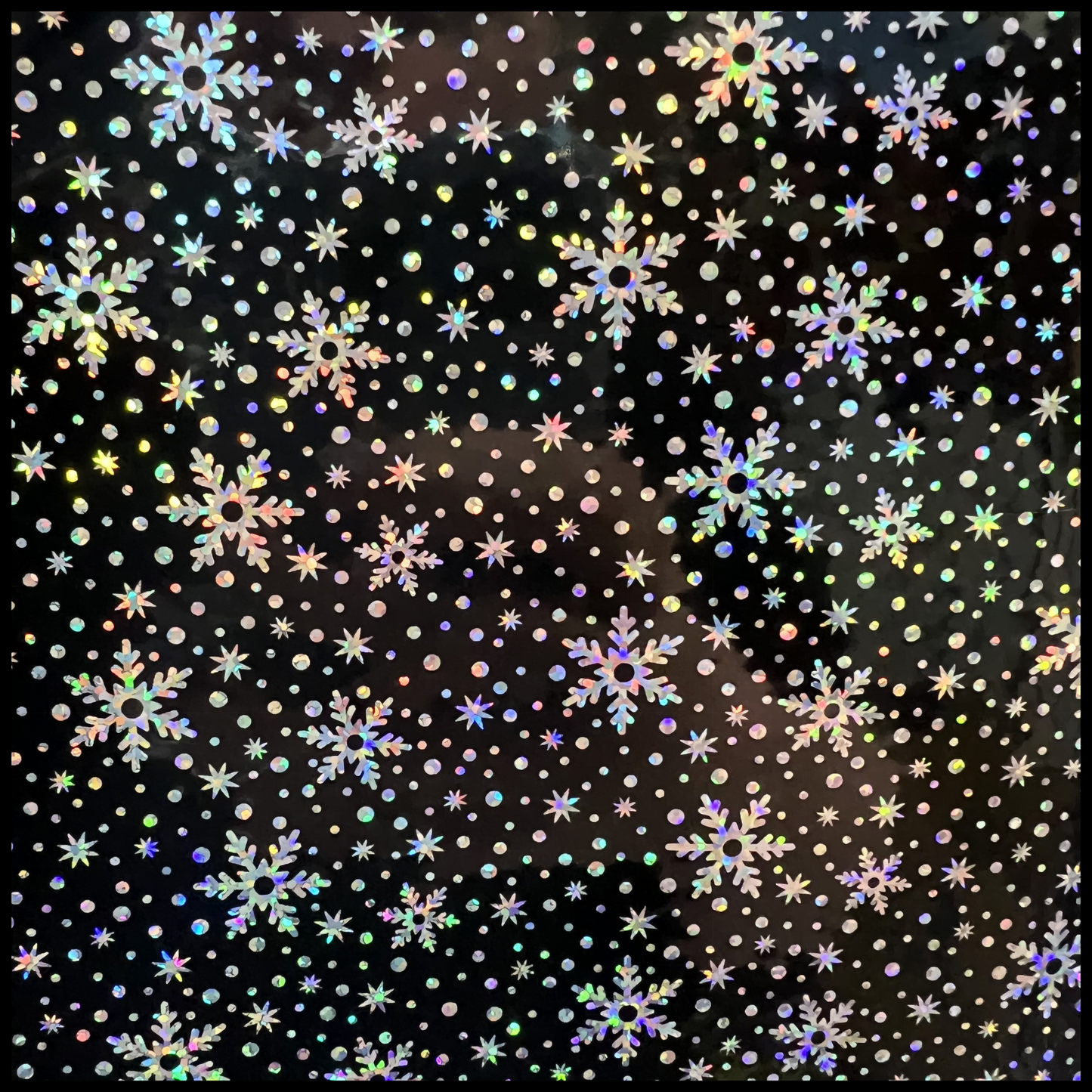 UltraFlex Holographic Heat Transfer Vinyl - Snowflakes