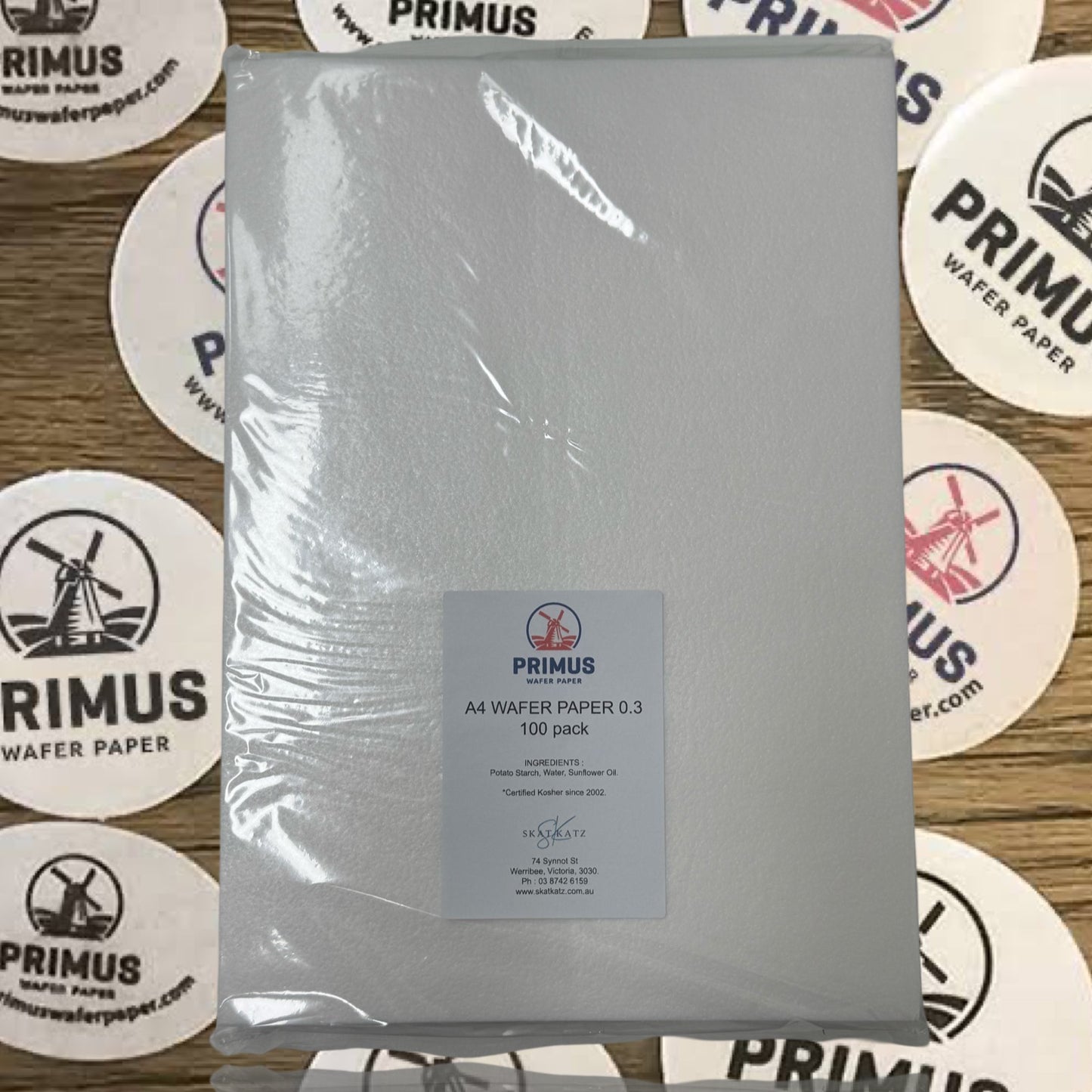 **NEW PRODUCT** Primus Edible/Printable Wafer Paper 0.3mm