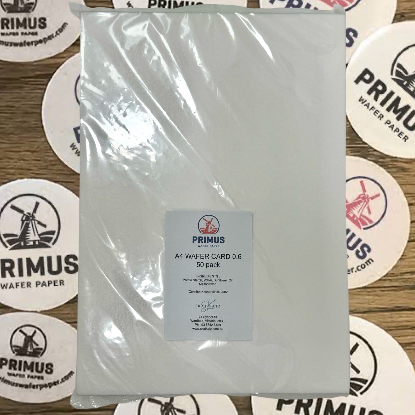 **NEW PRODUCT** Primus Edible/Printable Wafer Card 0.6mm