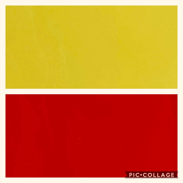 **SPECIAL BULK PURCHASE – 45M ROLL** Styletech Adhesive Vinyl - Heat Reactive - RED to YELLOW