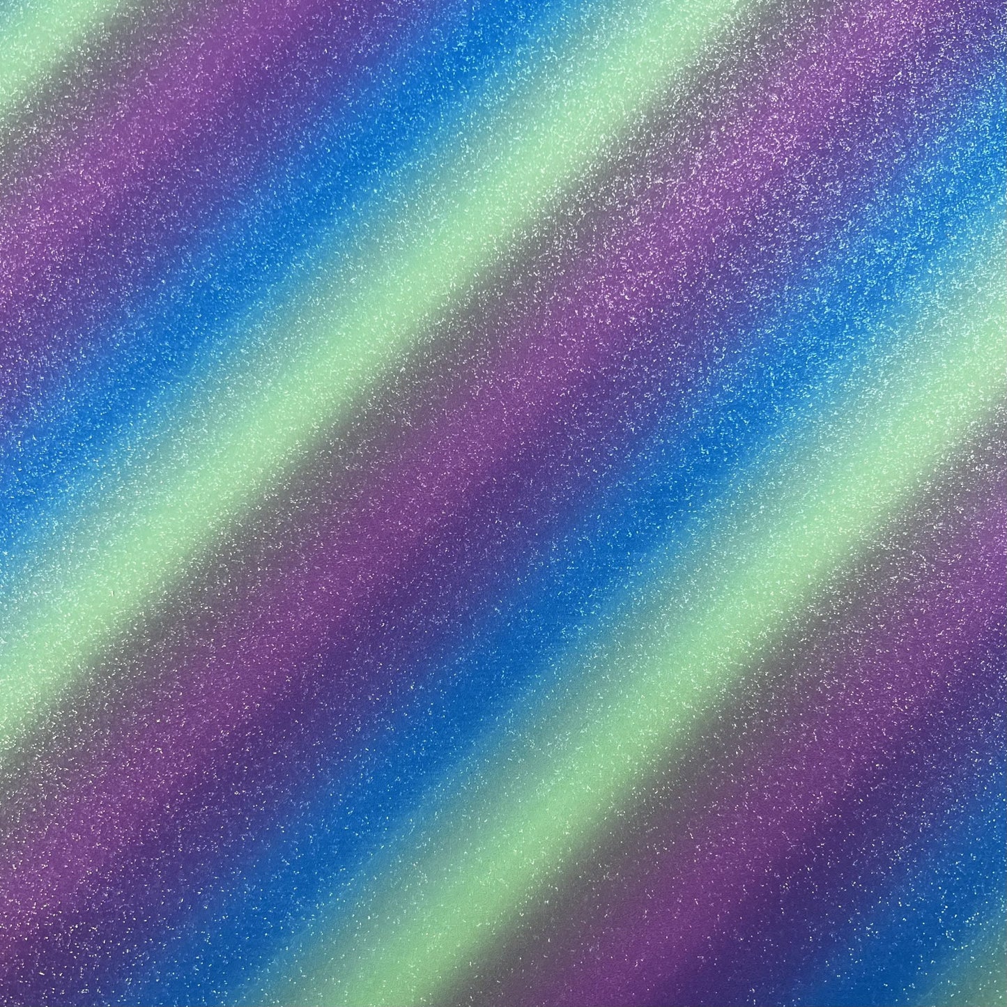 UltraKraft Adhesive Vinyl - Rainbow Sparkle Blue Green