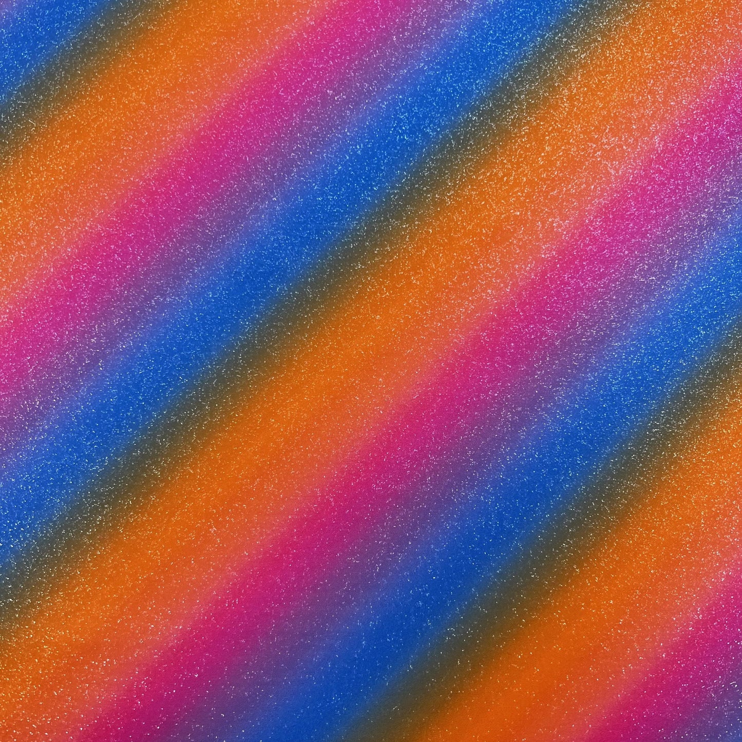UltraKraft Adhesive Vinyl - Rainbow Sparkle Orange Blue
