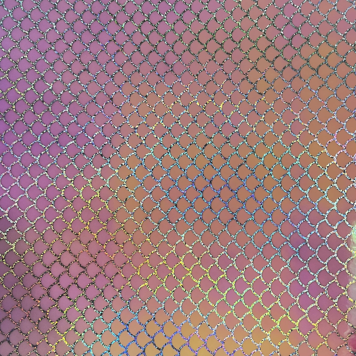 UltraKraft Adhesive Vinyl - Holographic Opal Yellow Mermaid