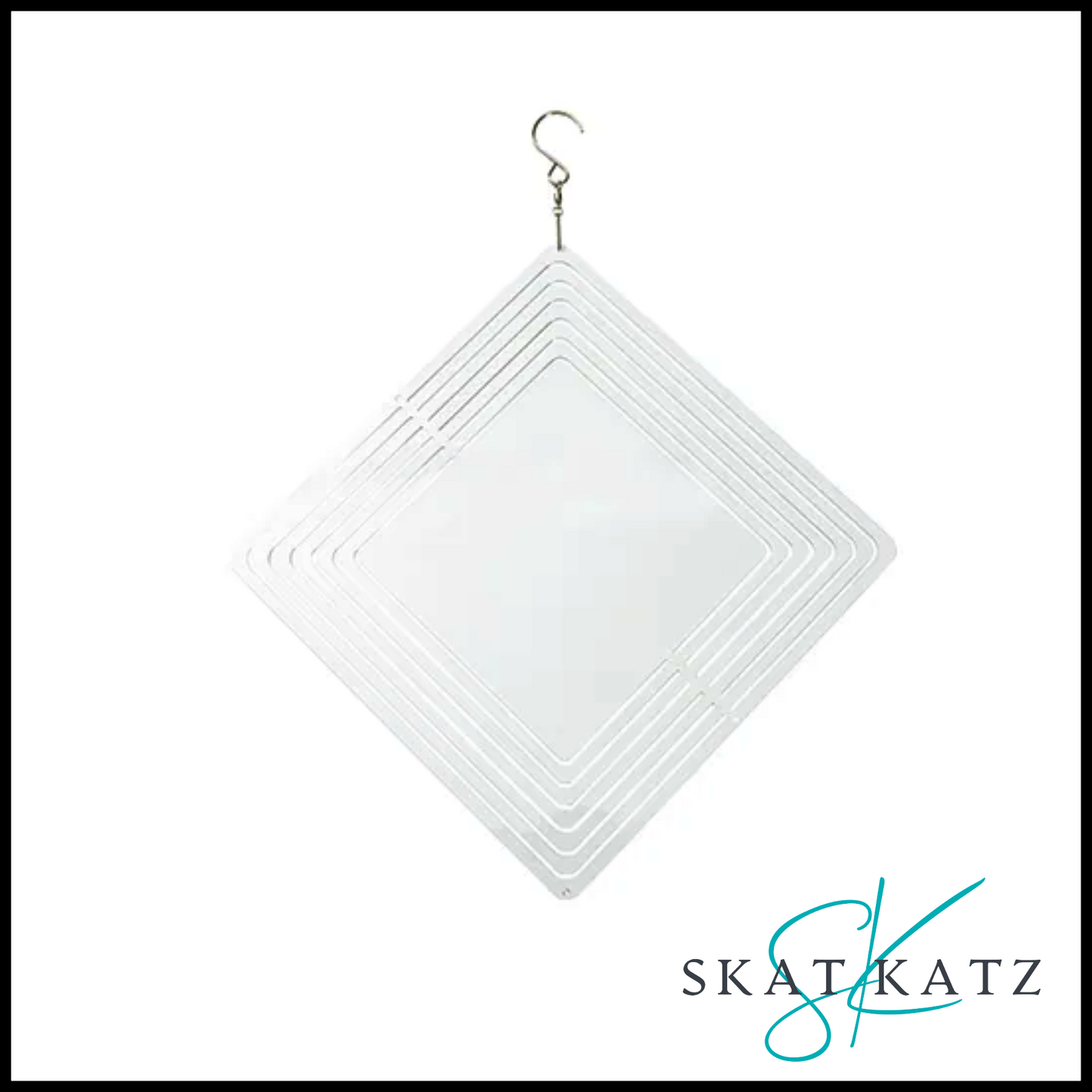 Sublimation Aluminium Wind Spinner - Square