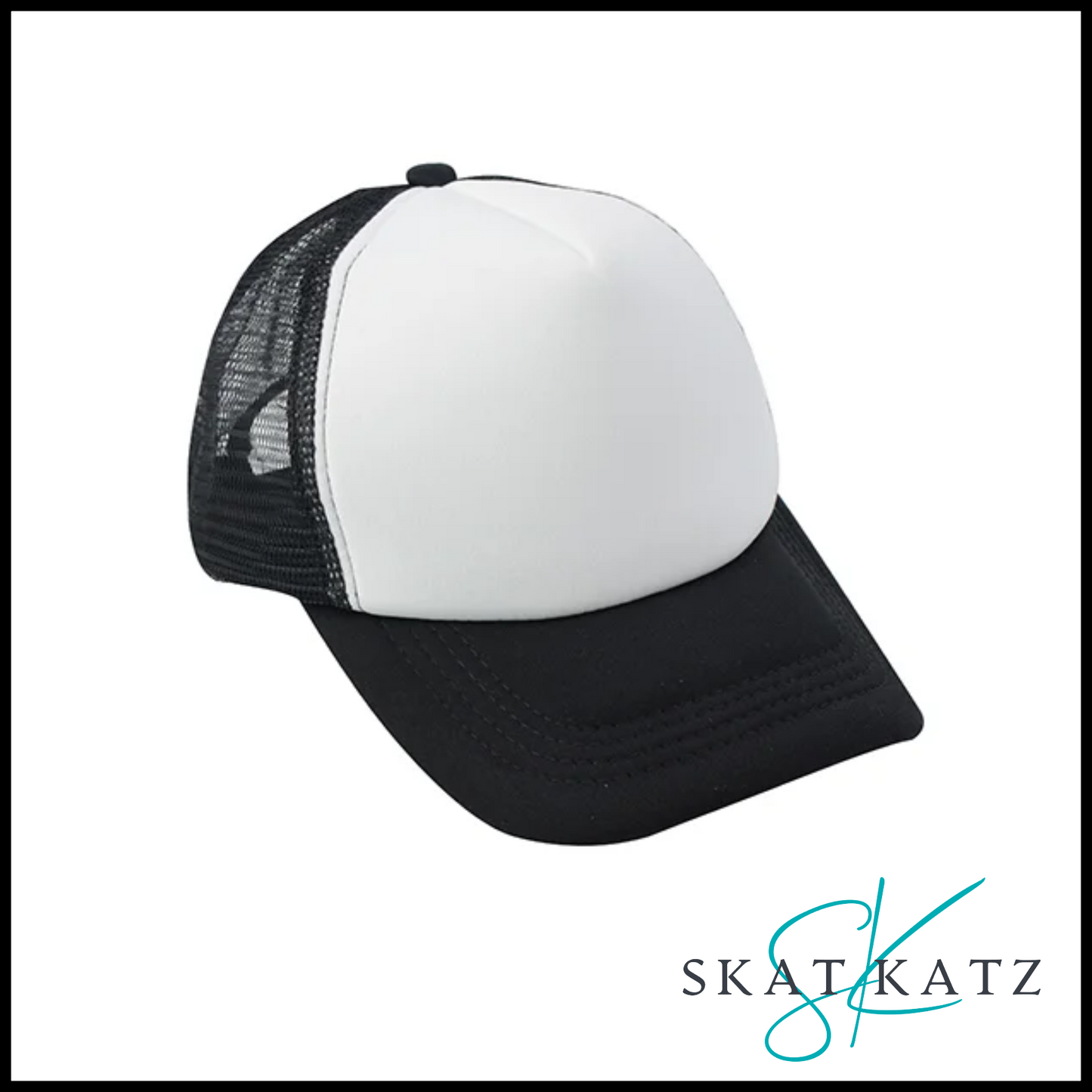 Sublimation Trucker Cap - Black