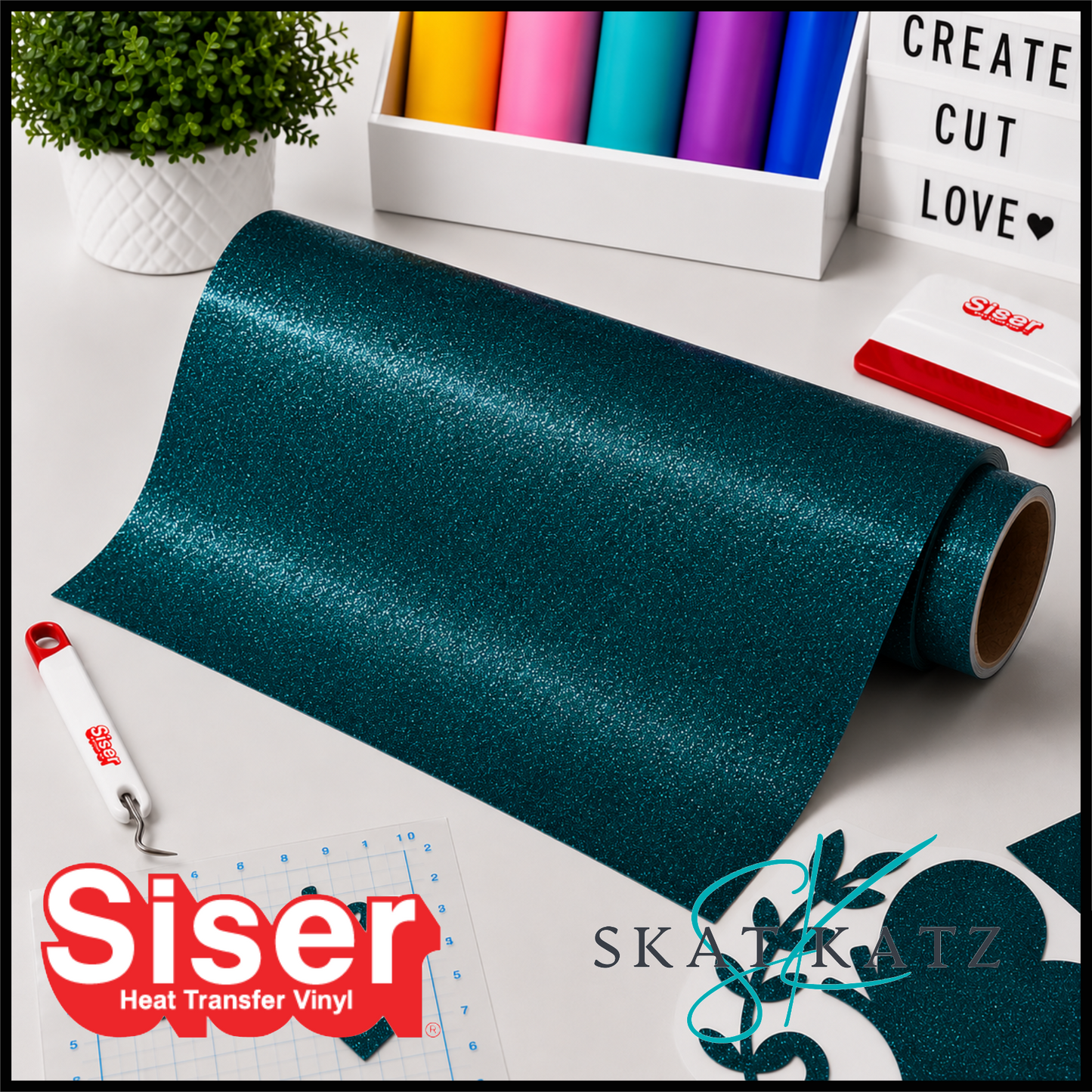 Siser® Heat Transfer Vinyl - Twinkle™ Navy