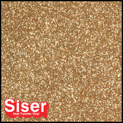 SISER® GLITTER Heat Transfer Vinyl - OLD GOLD