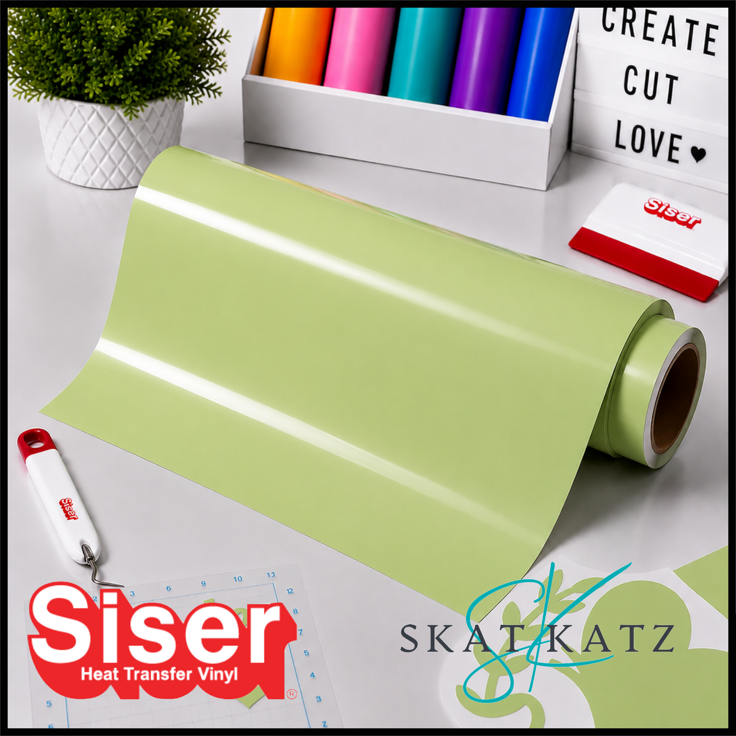 SISER®Heat Transfer Vinyl - Hi-5 PISTACHIO