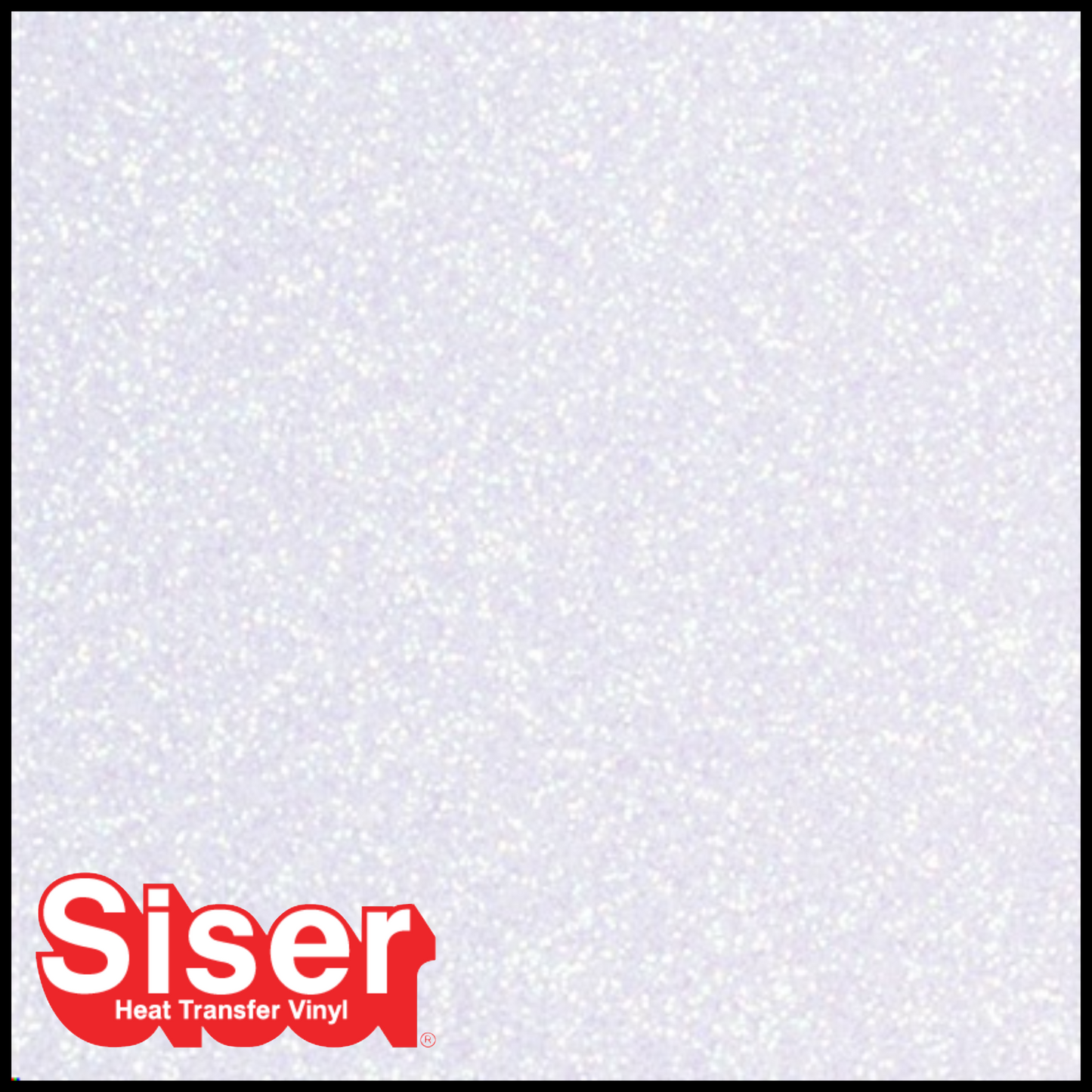 SISER® GLITTER Heat Transfer Vinyl - RAINBOW WHITE