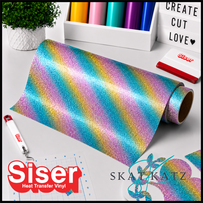 Siser® Heat Transfer Vinyl - Twinkle™ Rainbow