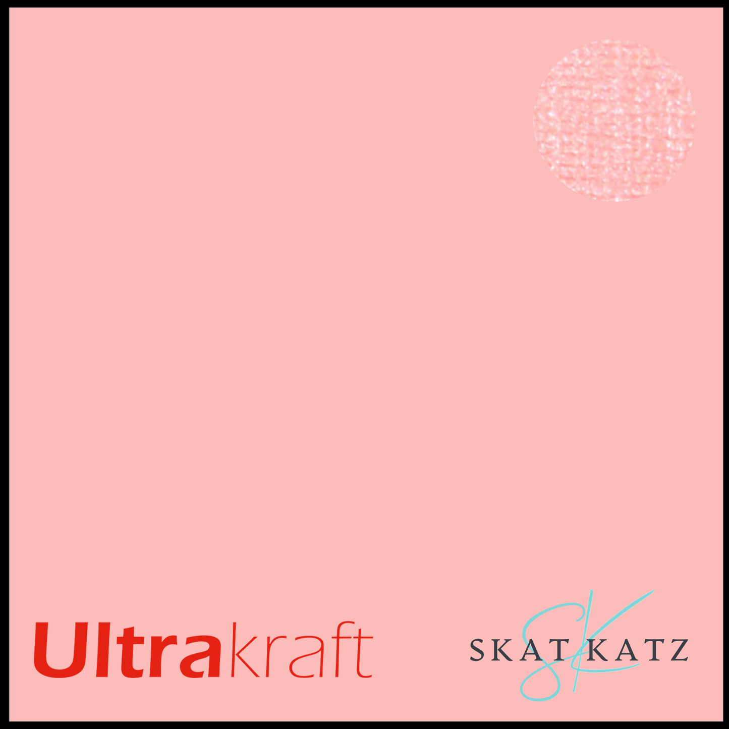 UltraKraft Premium Pearlised Textured Cardstock - Rose Quartz