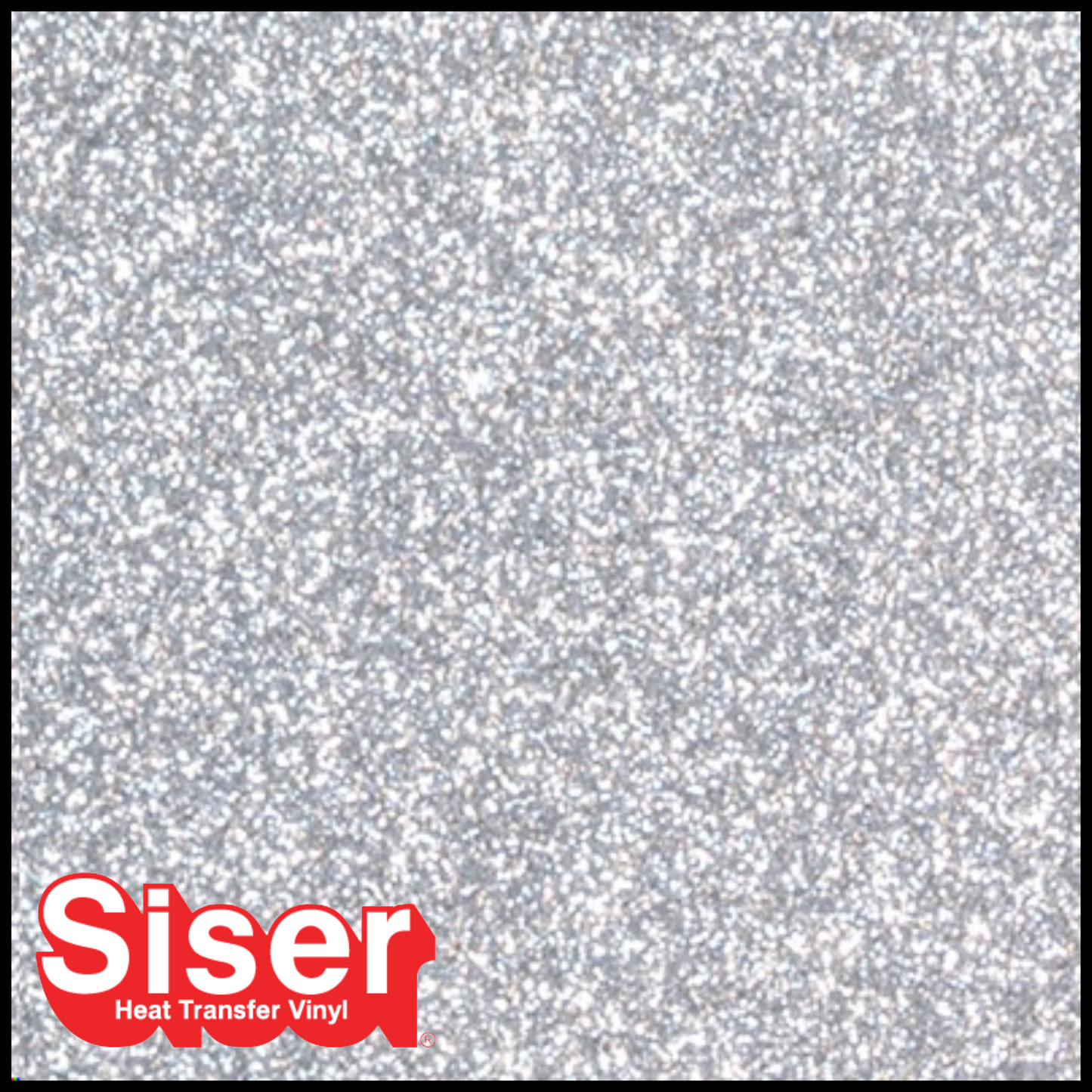 SISER® GLITTER Heat Transfer Vinyl - SILVER