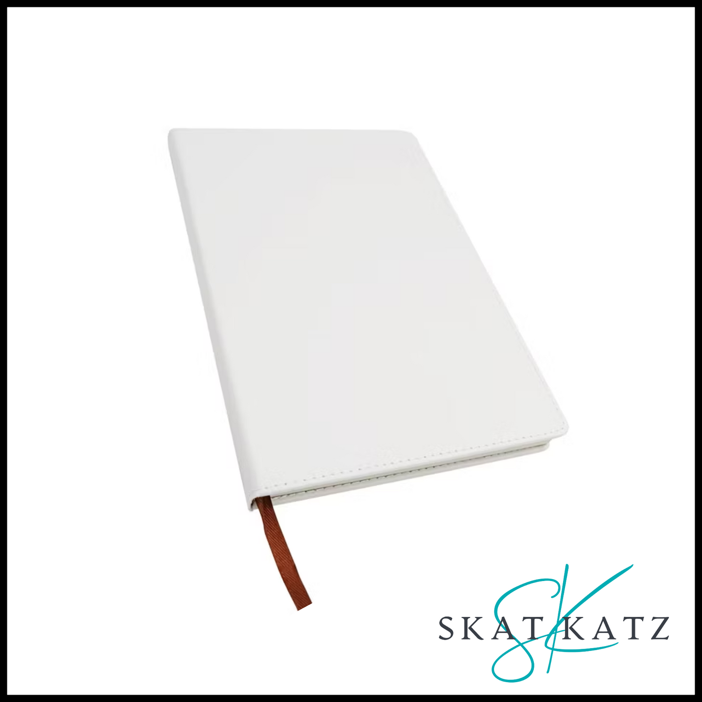 Sublimation A5 PU Leather Notebook - White