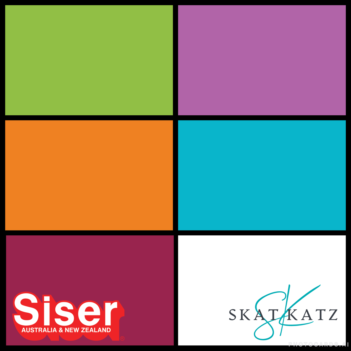 Siser Curated Colour Palette - Spring Tones