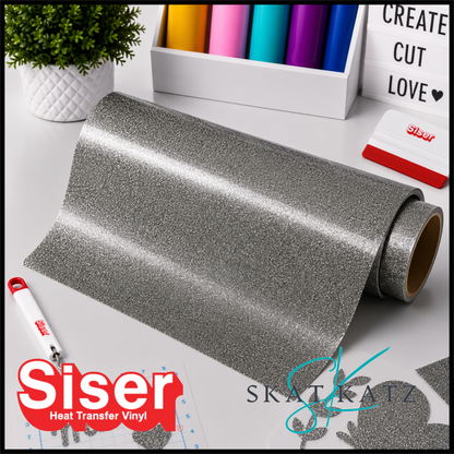 Siser® Heat Transfer Vinyl - Twinkle™ Silver