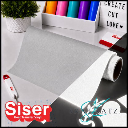 Siser EASY REFLECTIVE Heat Transfer Vinyl - Silver