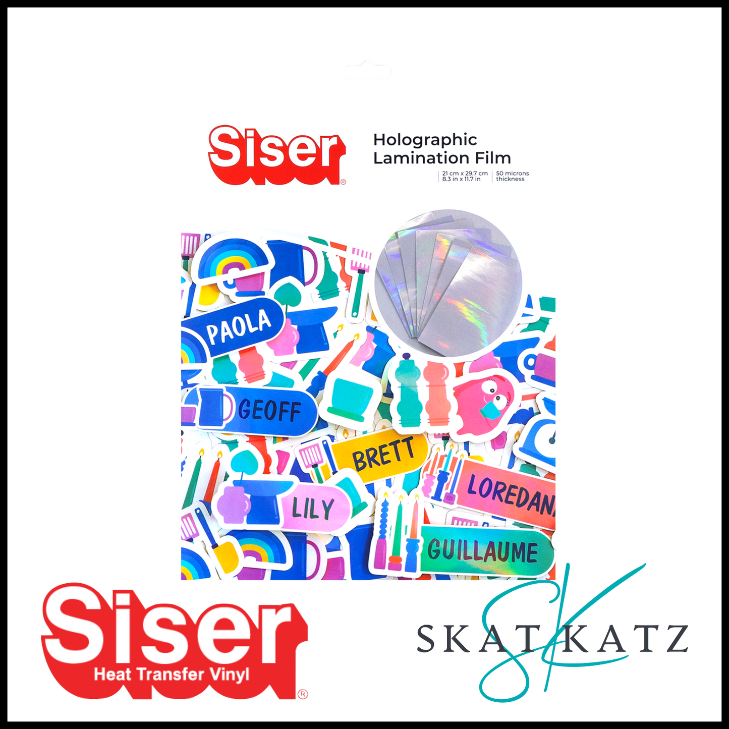 Siser™ - Holographic Laminate Film- A4 50pack