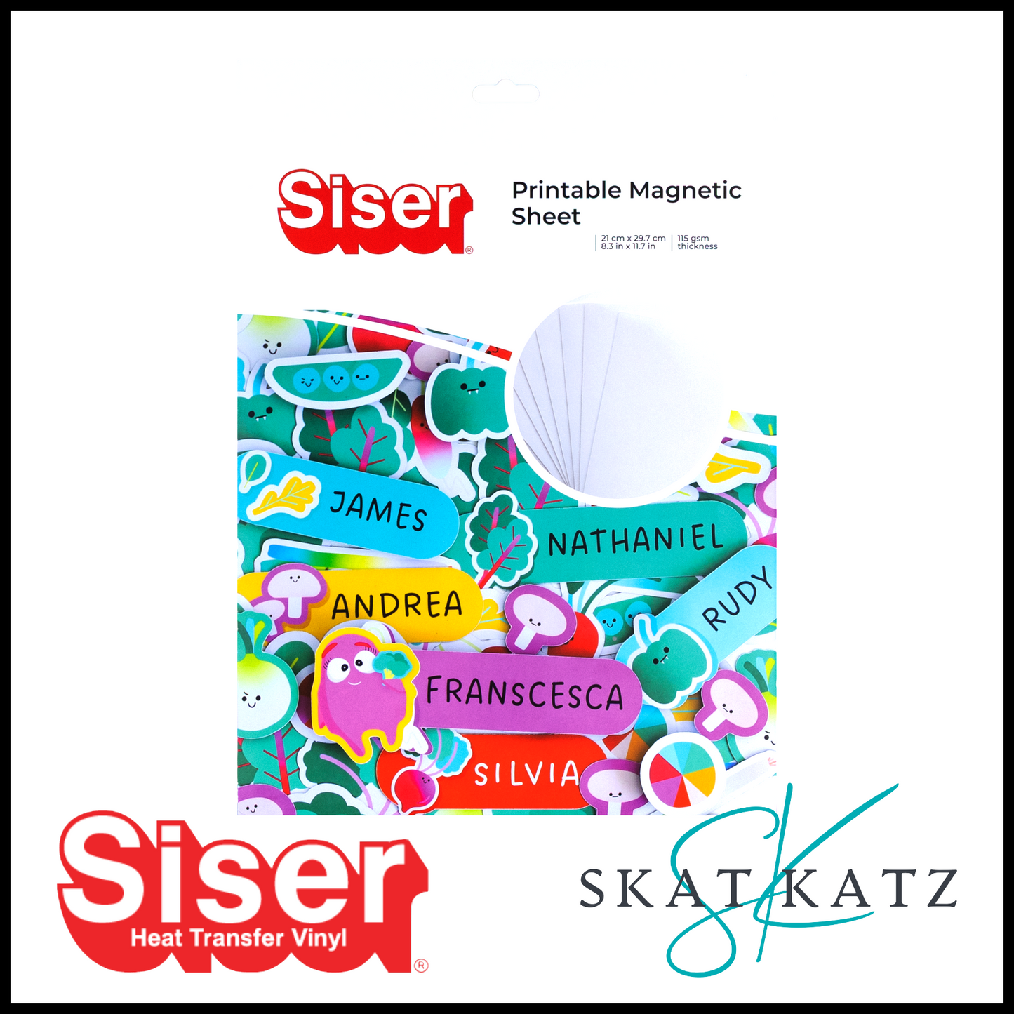 Siser™ - Printable Magnetic Sheet - A4 20pack