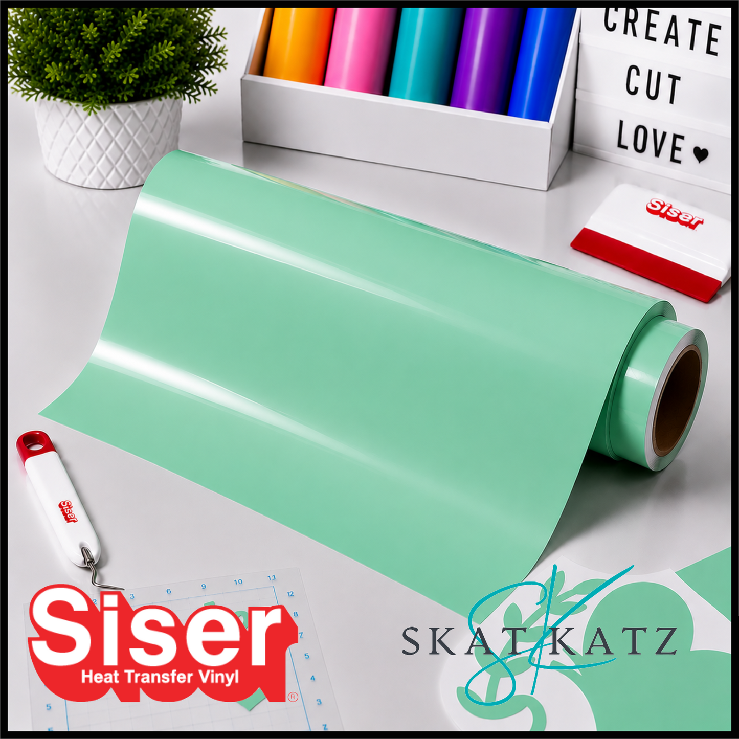 SISER®Heat Transfer Vinyl - Hi-5 SWEET MINT
