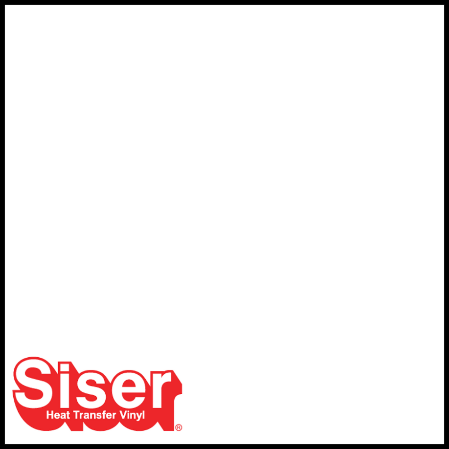 Siser Stretch Heat Transfer Vinyl - White
