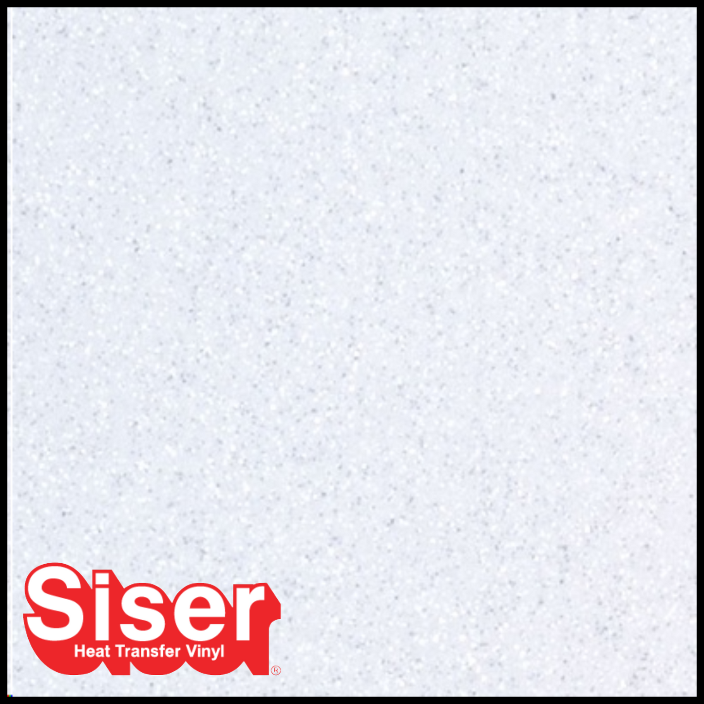 SISER® GLITTER Heat Transfer Vinyl - WHITE