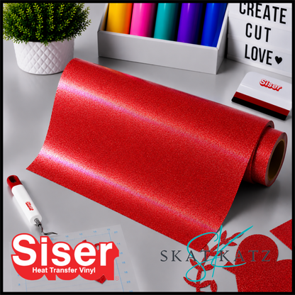 SISER DiamondDust® Heat Transfer Vinyl – Wild Cherry