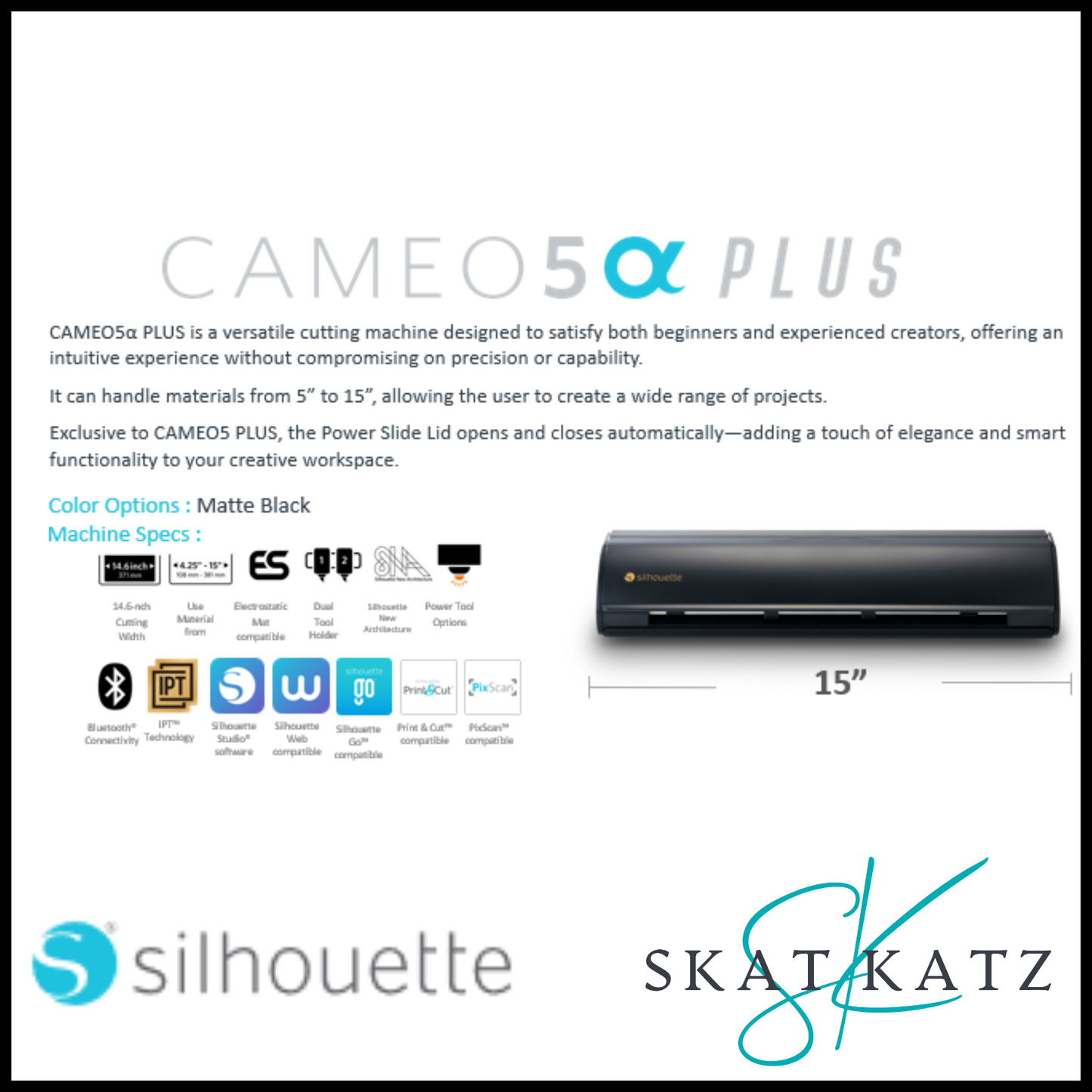 Silhouette CAMEO5α PLUS (Alpha) - PRE ORDER
