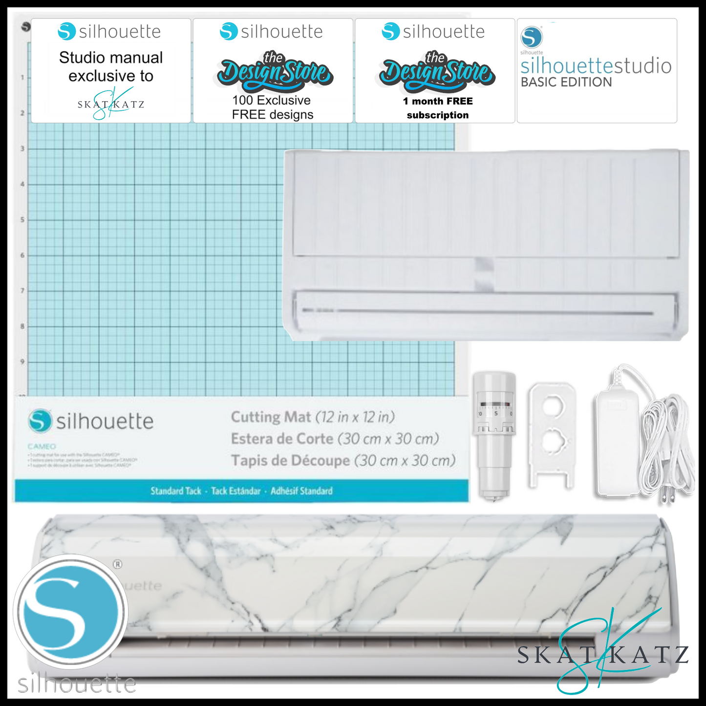 Silhouette Cameo 5 - BIANCO CARRARA